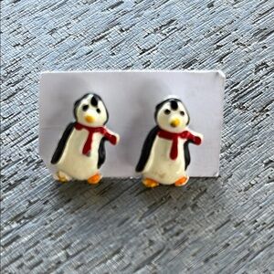 Penguin Stud Earrings